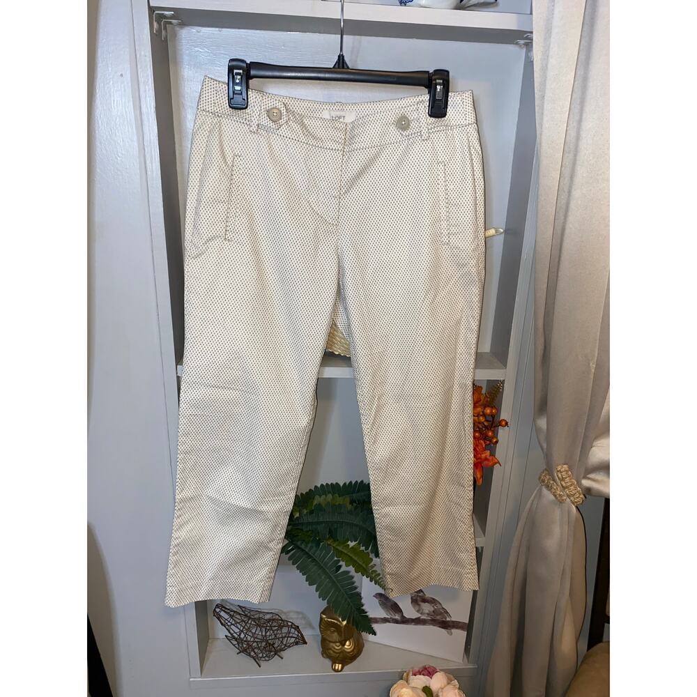 Ann Taylor LOFT Original size 2 GUC Tan Ankle Crop Ankle Pants GUC - Picture 2 of 8